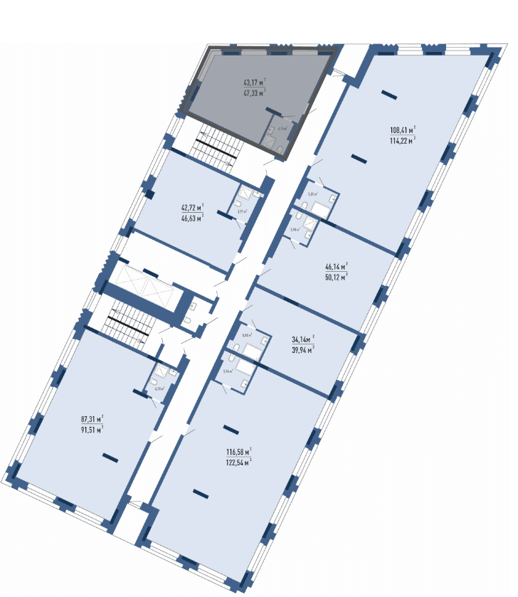  GAGARIN CITY, 6 эт., 47.33 м² - 547
