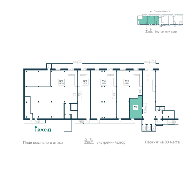 ЖК Лофт.Наука, помещение 52 м² - 2909